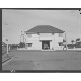 Wynnum Fire Station at corner of Wolseley Parade and Mountjoy Terrace - 1951