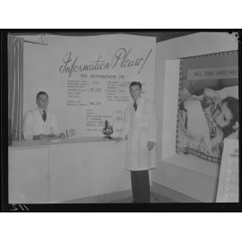 Department of Health Display - Queensland Industries Fair RNA Showgrounds - information stand with Council health workers