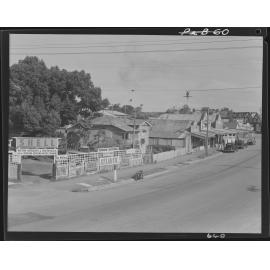 Annerley Road from corner of Tillot Street, with view of Wands Motors, Dutton Park - 1950