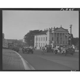 Kemp Place, with view of the previous St Patrick's School, Fortitude Valley - 1950