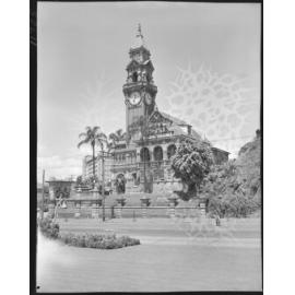 South Brisbane Town Hall from Vulture Street - 1959