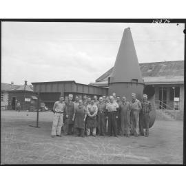 Asphalt plant main depot staff St Pauls Tce Fortitude Valley 1959