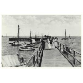 Ladies on Wynnum Jetty, c.1905