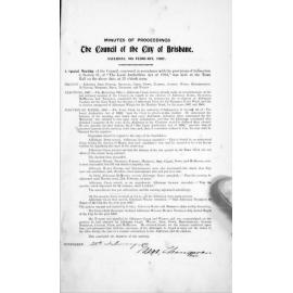Council Minutes and Proceedings, Feb 1907 - Jan 1908