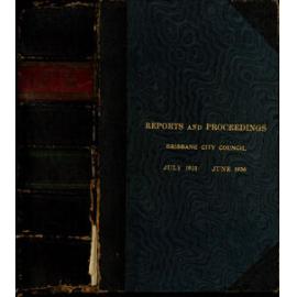 Council Minutes and Proceedings July 1935 - June 1936
