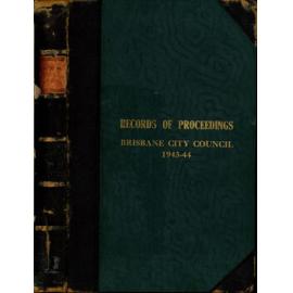 Council Minutes and Proceedings, July 1943 June 1944