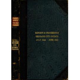 Council Minutes and Proceedings, July 1944 - June 1945
