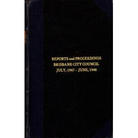 Council Minutes and Proceedings, July 1947 - June 1948