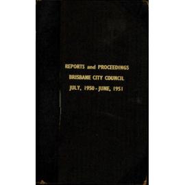 Council Minutes and Proceedings, July 1950 - June 1951