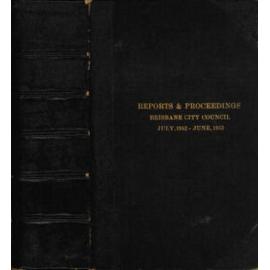 Council Minutes and Proceedings, July 1952 - June 1953