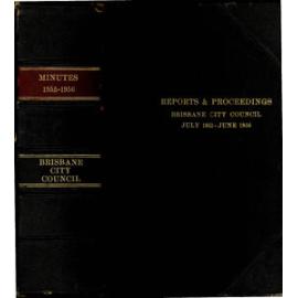 Council Minutes and Proceedings, July 1955 - June 1956