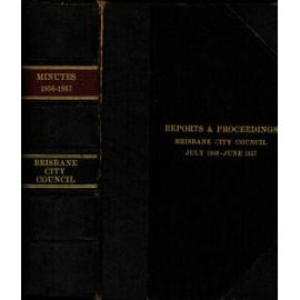 Council Minutes and Proceedings, July 1956 - June 1957