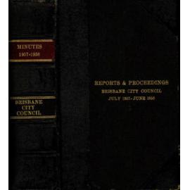 Council Minutes and Proceedings, July 1957 - June 1958