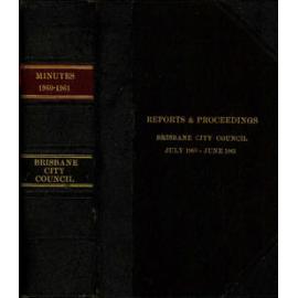 Council Minutes and Proceedings, July 1960 - June 1961