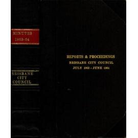 Council Minutes and Proceedings, July 1963 - June 1964