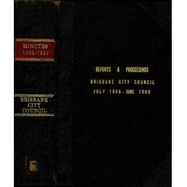 Council Minutes and Proceedings, July 1968 - June 1969