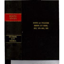 Council Minutes and Proceedings, July 1974 -June 1975