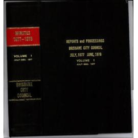 Council Minutes and Proceedings, July 1977 to Dec 1977