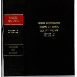 Council Minutes and Proceedings, Feb 1978 to June 1978