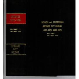 Council Minutes and Proceedings, July 1978 to Dec 1978