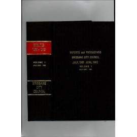 Council Minutes and Proceedings, Aug 1981 - Dec 1981