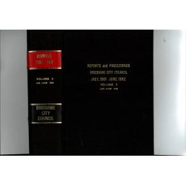 Council Minutes and Proceedings, Jan 1982 - June 1982