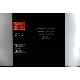 Council Minutes and Proceedings, Jan 1984 - June 1984