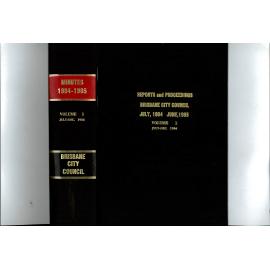 Council Minutes and Proceedings, July 1984 - Dec 1984