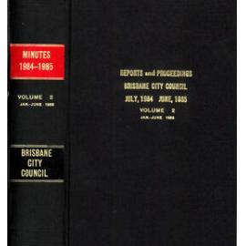 Council Minutes and Proceedings, July 1984 - June 1985 Vol 2