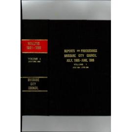 Council Minutes and Proceedings, July 1985 - Dec 1985