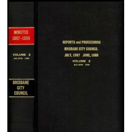Council Minutes and Proceedings, July 1987 - June 1988 Vol 2