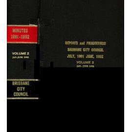 Council Minutes and Proceedings, July 1991 to June 1992 Vol. 2 Jan - June 1992