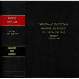 Council Minutes and Proceedings, July 1997 to June 1998 Vol. 1 July - Dec 1998