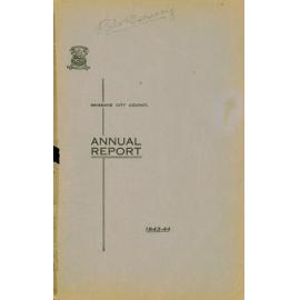 Annual Report Brisbane City Council 1943-1944