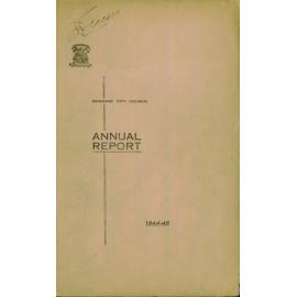 Annual Report Brisbane City Council 1944-1945