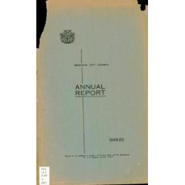 Annual Report Brisbane City Council 1949-1950