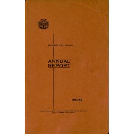 Annual Report Brisbane City Council 1951-1952