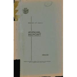 Annual Report Brisbane City Council 1953-1954
