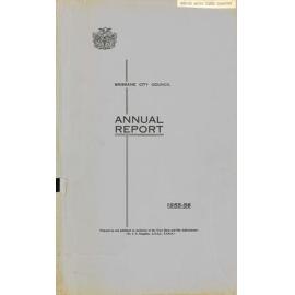 Annual Report Brisbane City Council 1955-1956