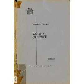 Annual Report Brisbane City Council 1956-1957