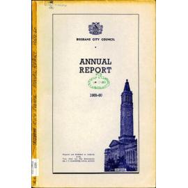 Annual Report Brisbane City Council 1959-1960