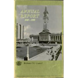 Annual Report Brisbane City Council 1969-1970