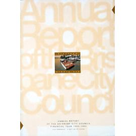 Annual Report Brisbane City Council 1995-1996