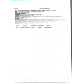 Greater Brisbane Scheme Administrative arrangements for new Council 1925