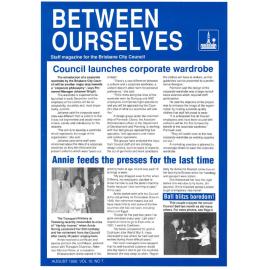 Between Ourselves August 1989