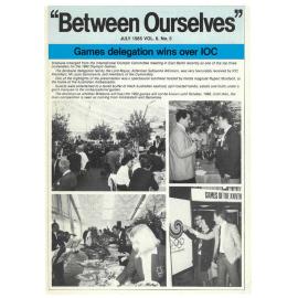Between Ourselves July 1985