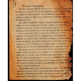 Greater Brisbane Review Town Clerk Annand 1931