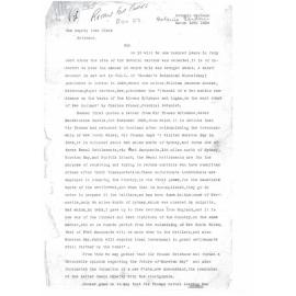 History of City Botanic Gardens as written by the curator - 1928