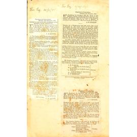 City Botanic Gardens Proclamations, Bylaws, Staff Awards, 1885 - 1926