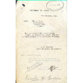 Sherwood Arboretum History File 1941 - 1948